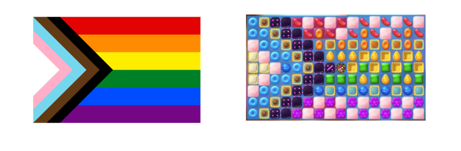 Progress  flag and the CCJS level inspired in it