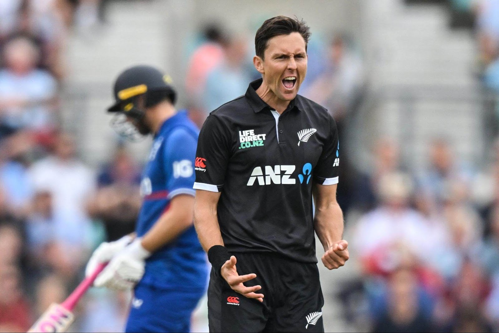 Boult is ecstatic after taking yet another wicket