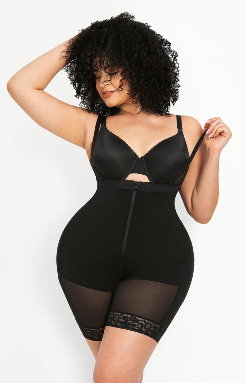 AirSlim® Firm Tummy Compression Bodysuit Shaper With Butt Lifter