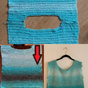 how to seam a crochet sweater 
