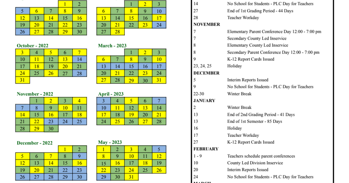 2223 RCPS Odd Even Calendar.xlsx.pdf Google Drive