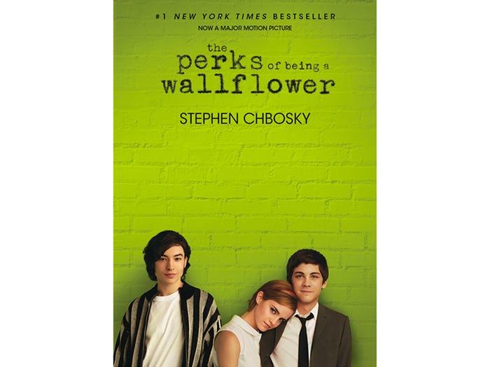 "The Perks of Being A Wallflower" by Stephen Chbosky book cover