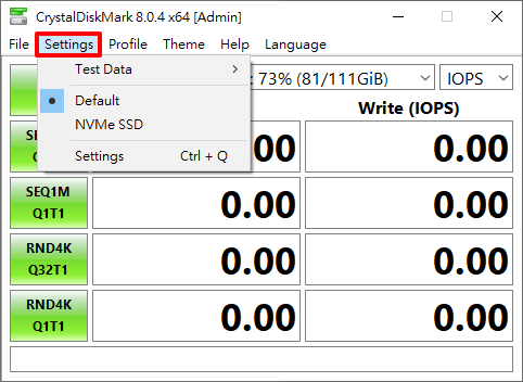 Nvme sale speed test