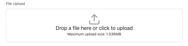Add the document to the file upload to upload it to WordPress for file download after form submission