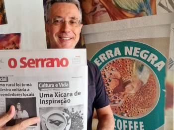 Henrique Vieira Filho, seu artigo sobre Café no Jornal O Serrano e sua obra 