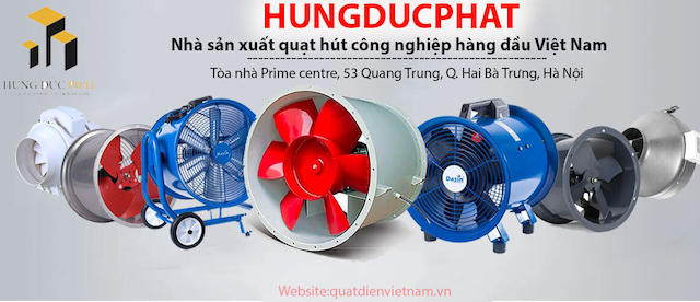 Hưng Đức Phát cam kết bán quạt hút công nghiệp chính hãng và có xuất xứ rõ ràng