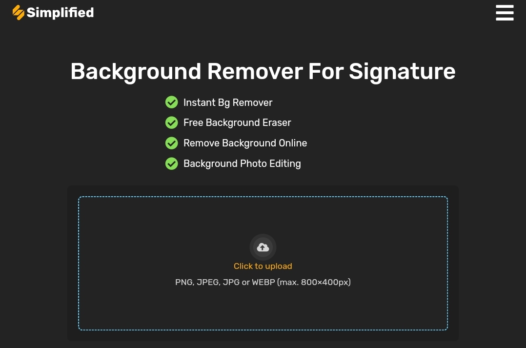  How to make a transparent background on a signature