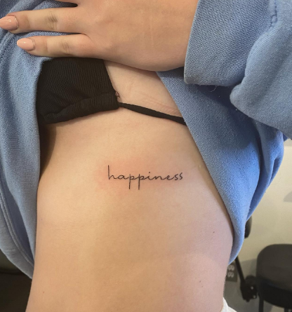 Happiness Side Tattoo