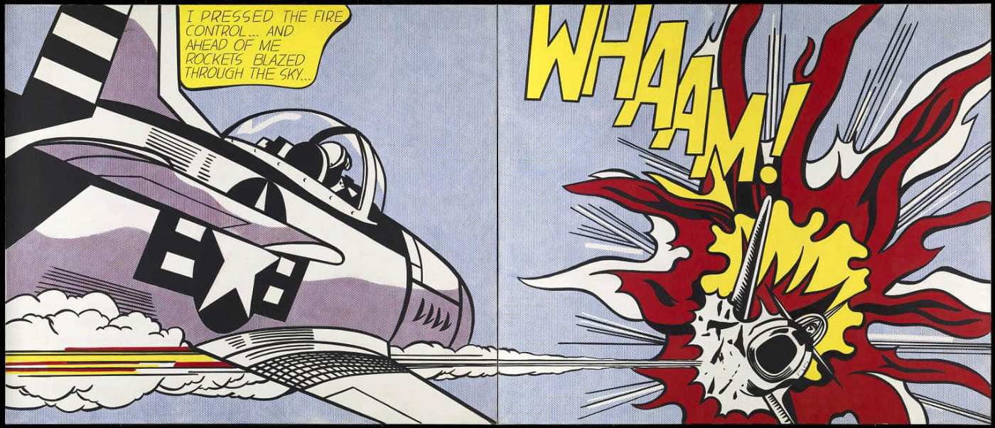 roy lichtenstein whaam painting