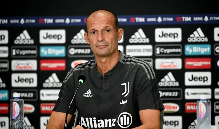 Massimiliano at the press conference