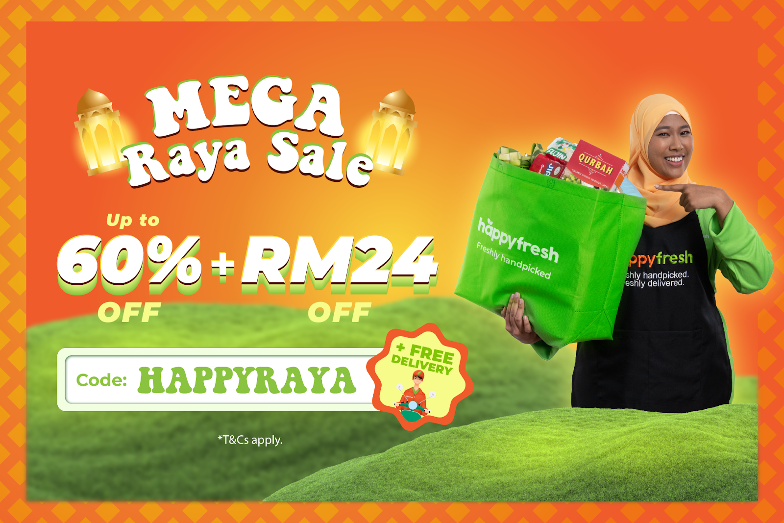 Be a smarter shopper and enjoy these 5 benefits with happyfresh supermarket this raya! | weirdkaya