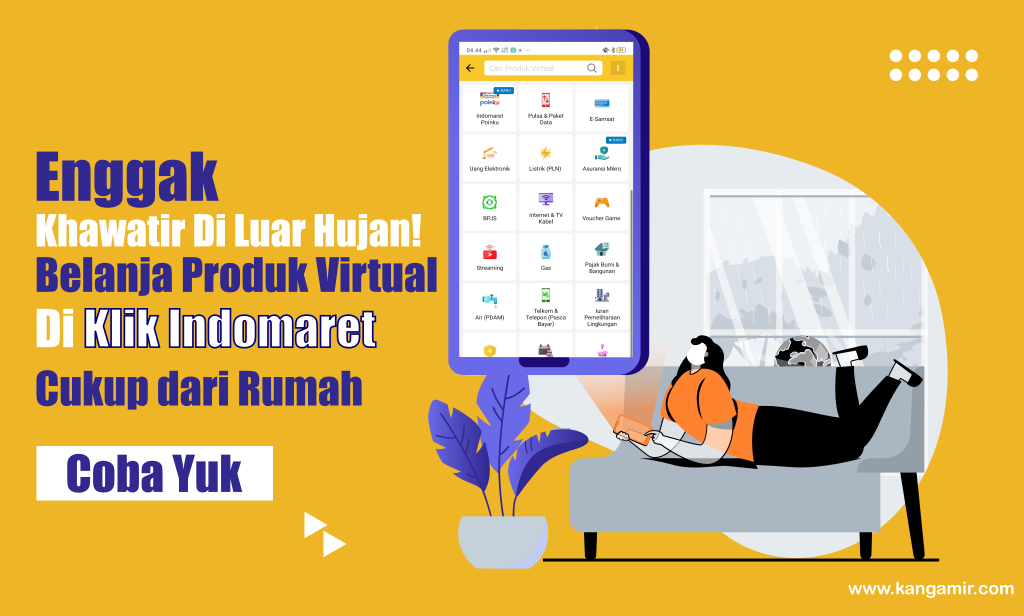 belanja online produk virtual di klik indomaret cukup dari rumah