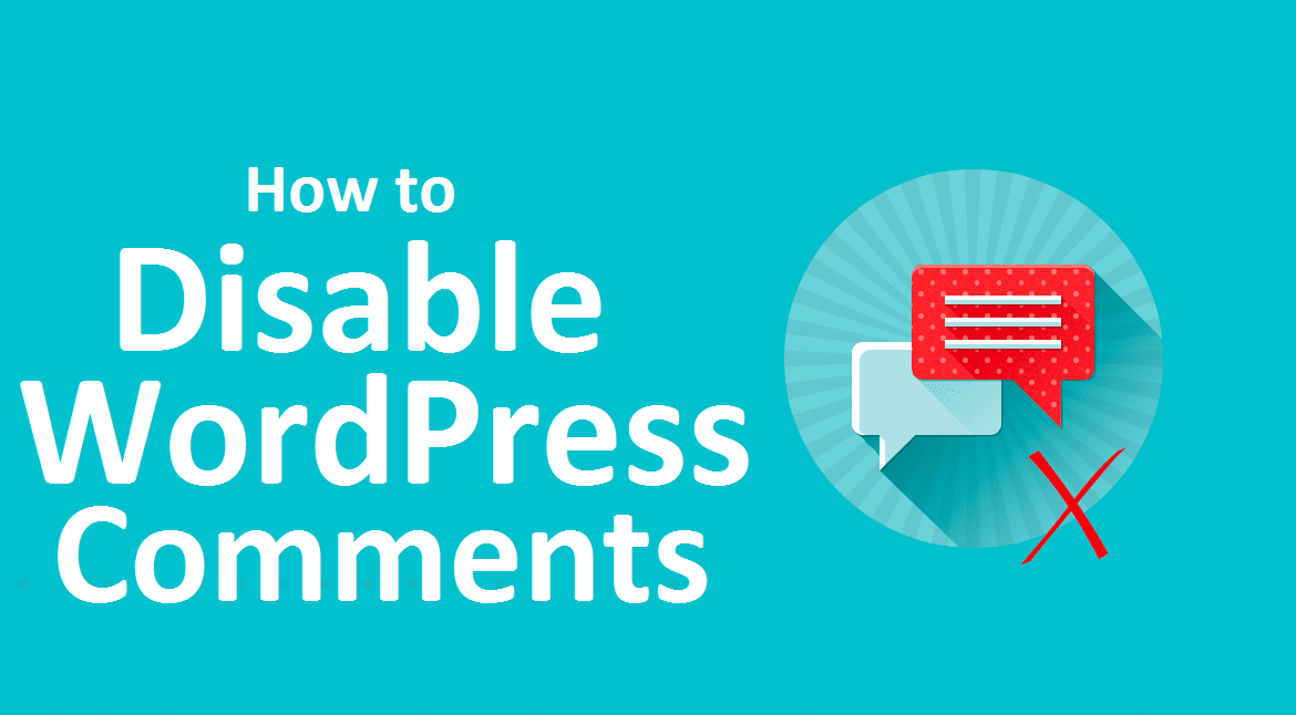 How to wordpress disable comments through custom code?