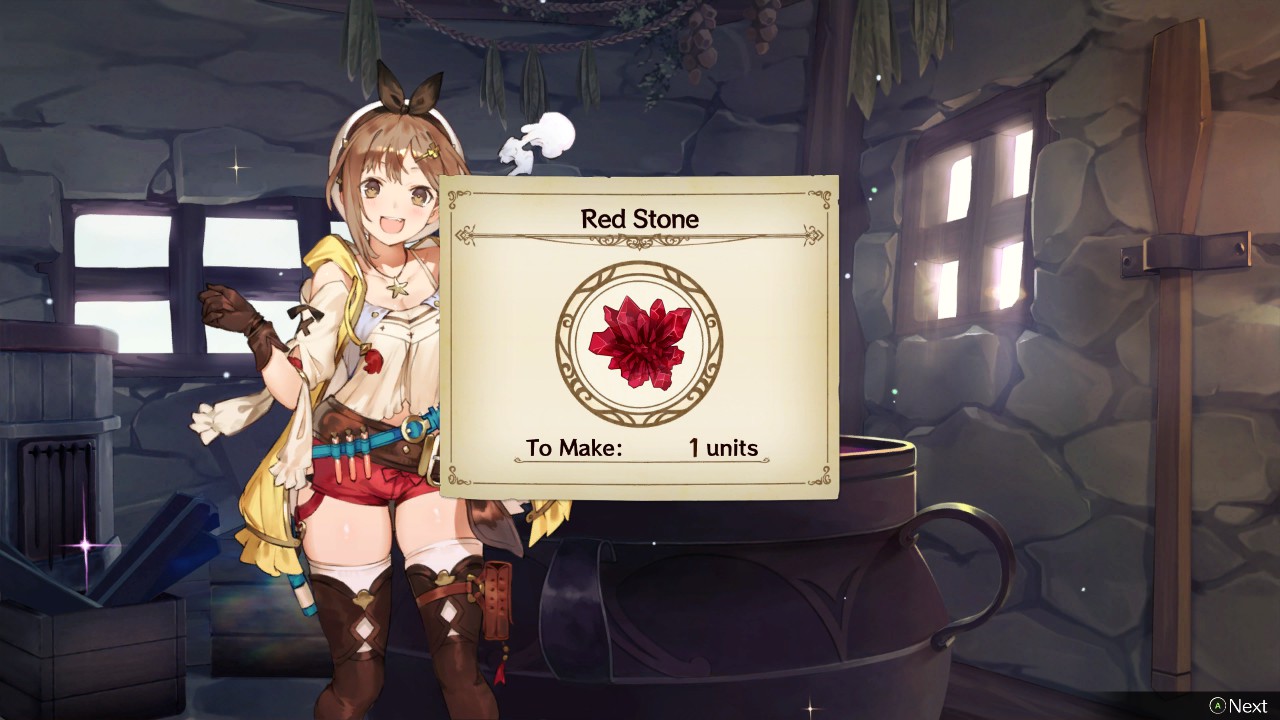 Synthesizing the Red Stone. | Atelier Ryza: Ever Darkness & the Secret Hideout