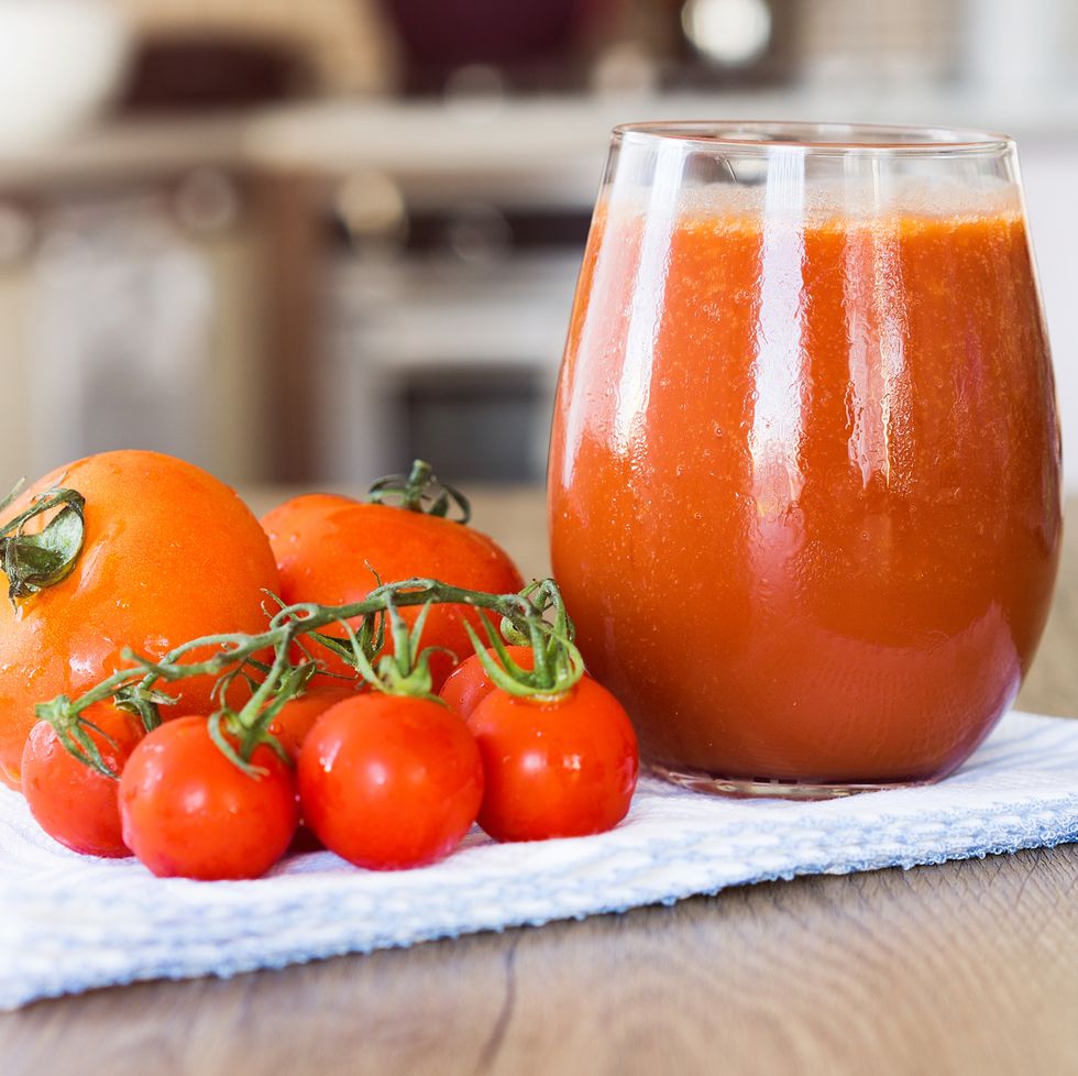 what to eat after a run, tomato juice