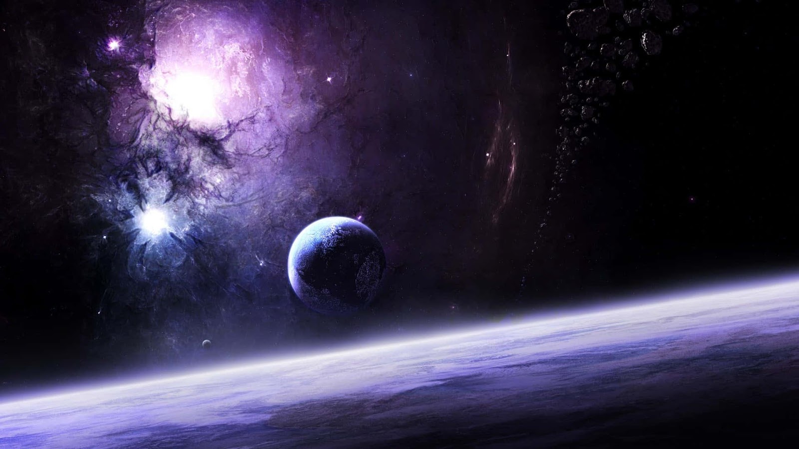 Download Galactic Exploration - Exploring the Wonders of the Universe  Wallpaper | Wallpapers.com
