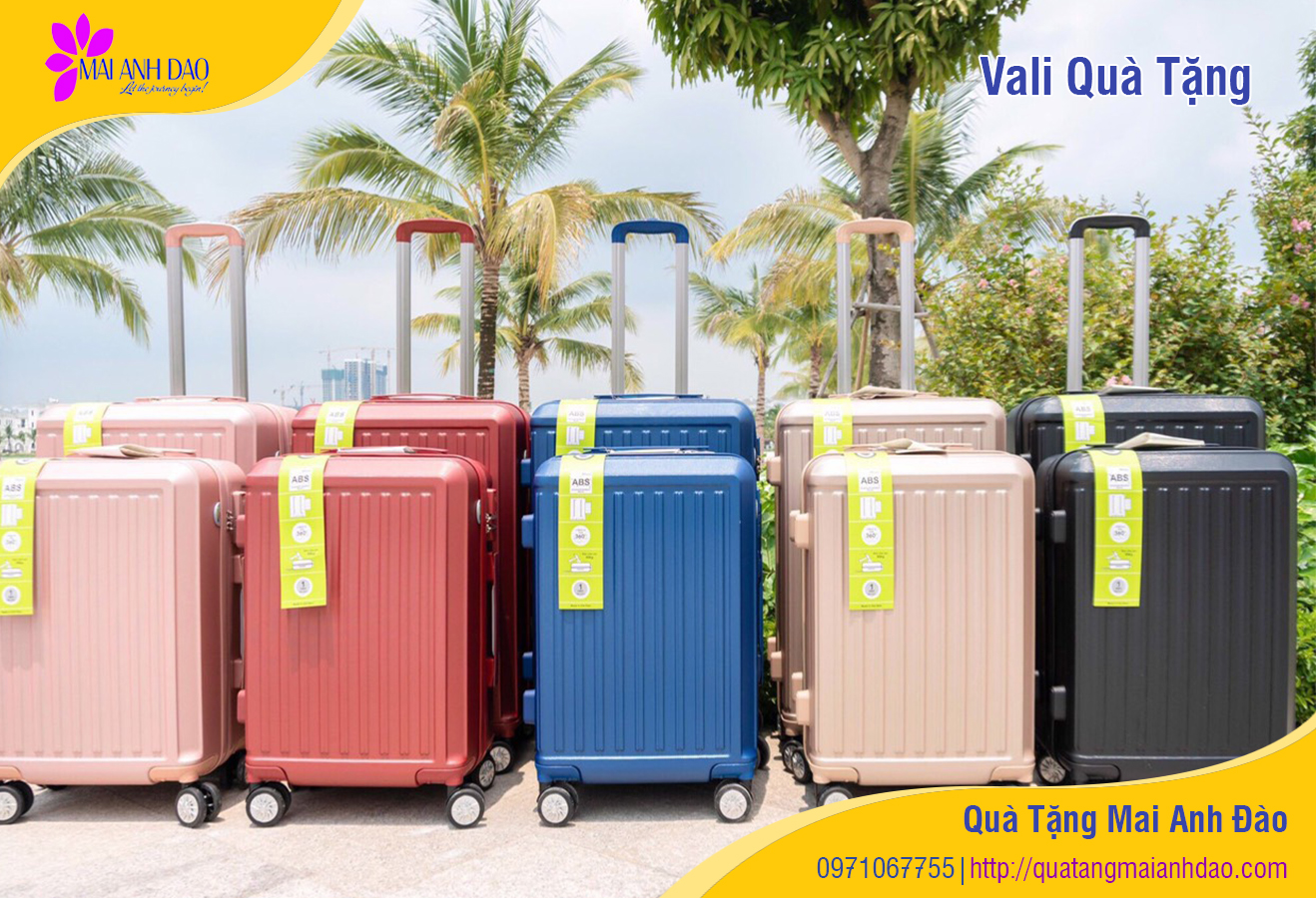 Quà tặng vali in logo quảng cáo ở Quảng Nam