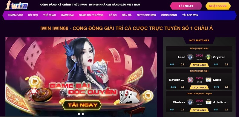 Giải trí với cổng game Iwin68 - Cộng đồng giải trí hàng đầu châu Á