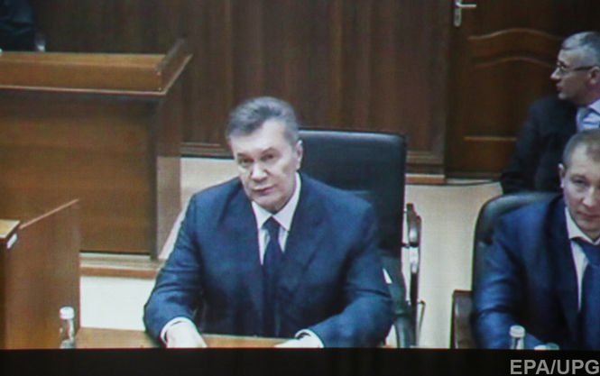 At the end of November 2016, Yanukovych took part in the in the court proceedings against the fighters of the Berkut special unit as a witness ~