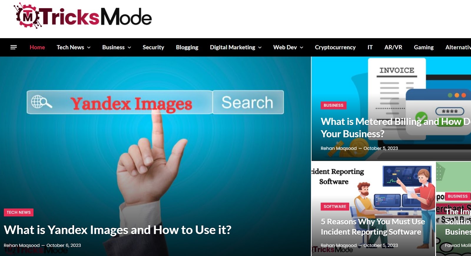 Modern News and Informational Website