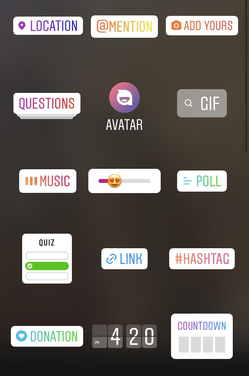 how to use instagram story stickers