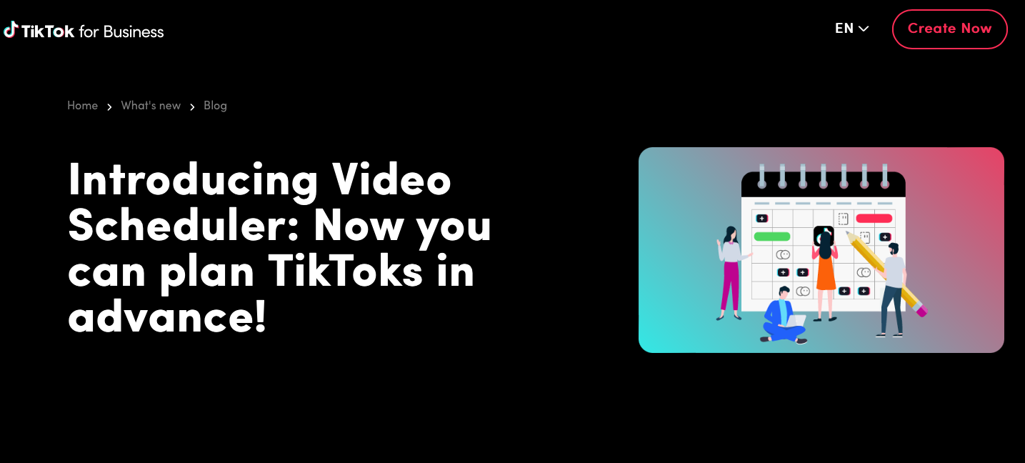 TikTok video scheduler
