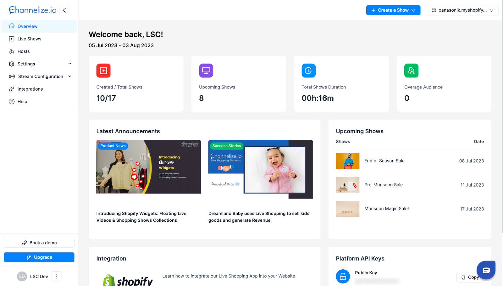 News Hub section of Revamped Dashboard | Channelize.io