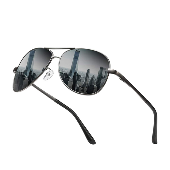 Simsco Firebird Polarized Aviator Men's Sunglasses