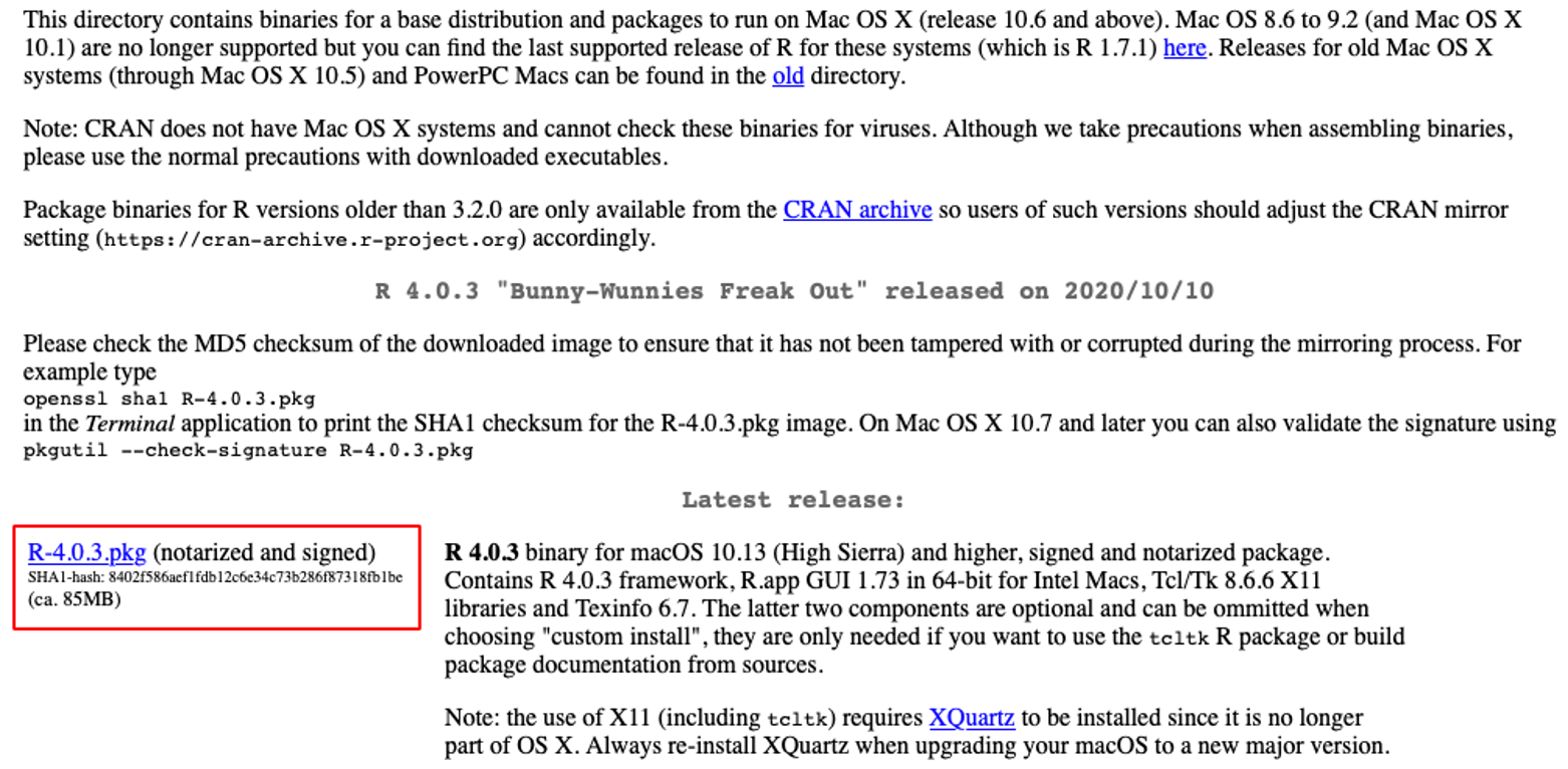 Download R package for macOS. Source: uedufy.com