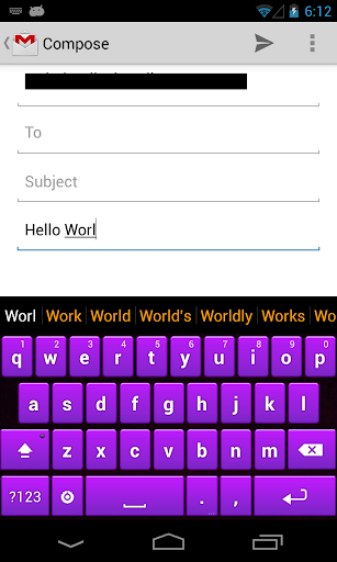 Purple Keyboard apk