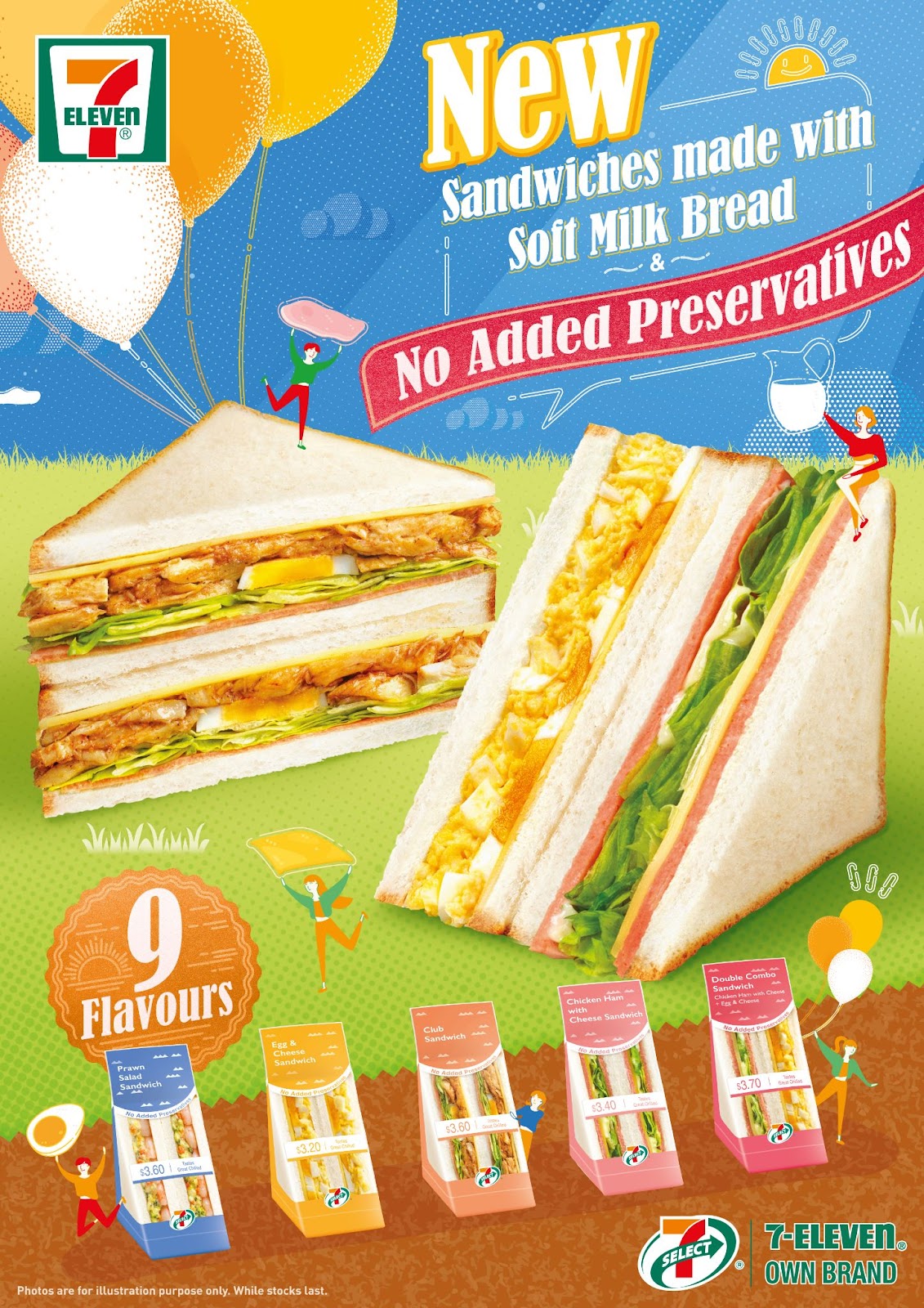 Soft Milk Bread, No Added Preservatives and Halal-certified: 7-Eleven’s New Sandwich Range - Alvinology