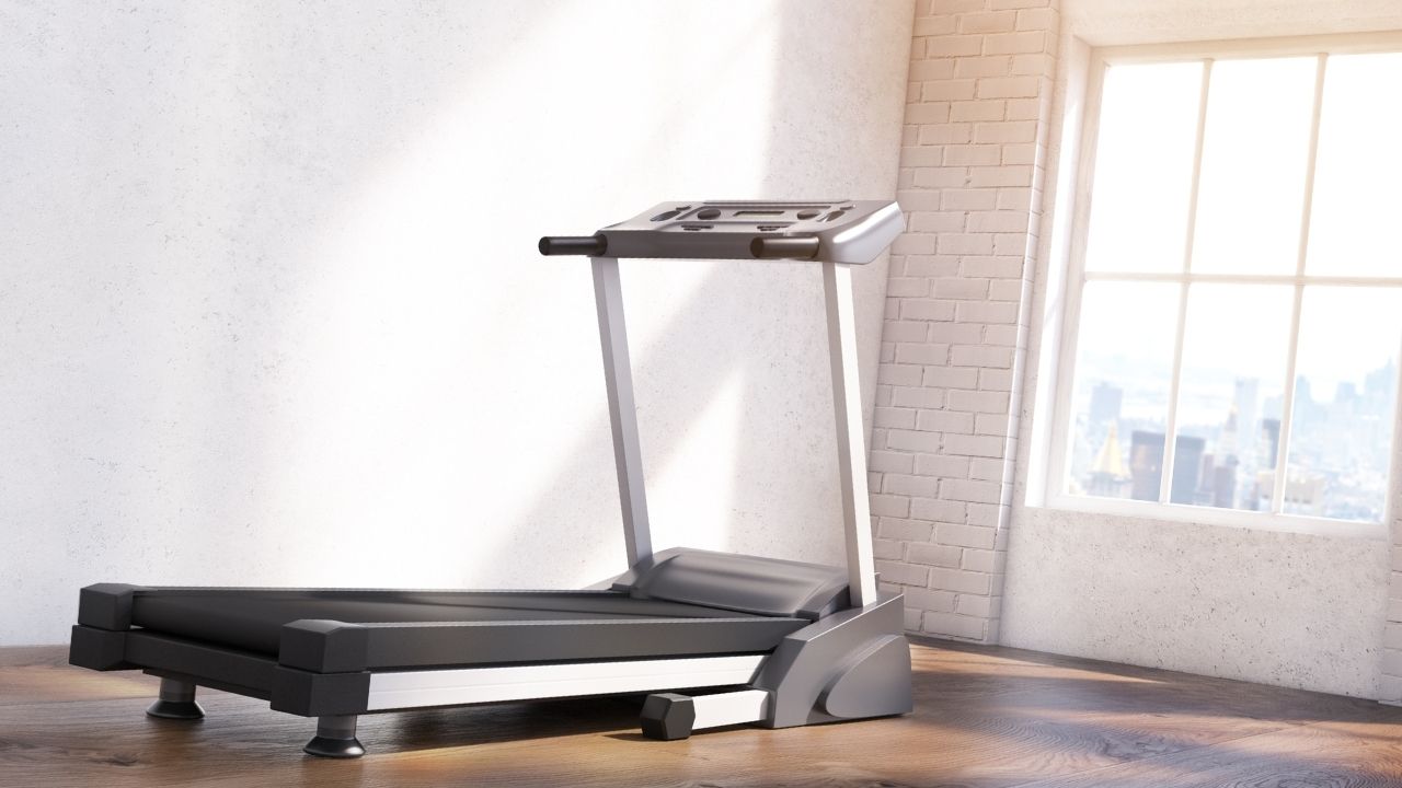 The image shows a treadmill located in the commercial gym on the floor.