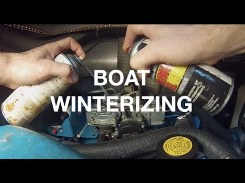 winterizing the boat engine