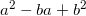 This is the rendered form of the equation. You can not edit this directly. Right click will give you the option to save the image, and in most browsers you can drag the image onto your desktop or another program.