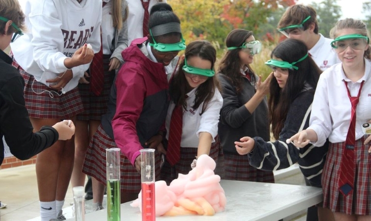 Students at Holy Innocents’ Episcopal School in Sandy Springs, GA