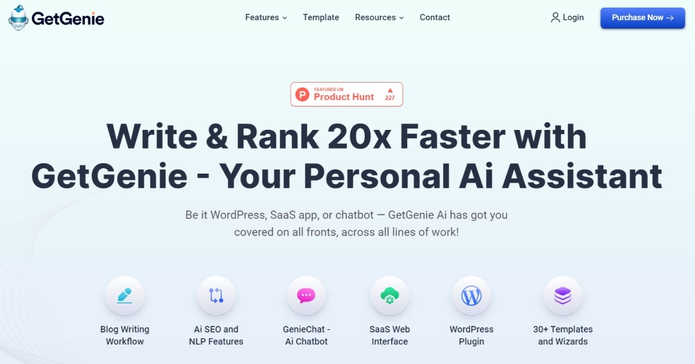 GetGenie, one of the best AI SEO tools out there