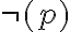 neg(p)