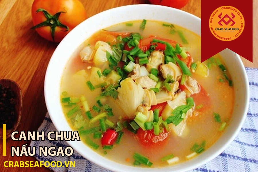 Ngao nấu canh chua