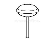 Lollipop, Caramelos, Caramelos - Imagen Vectorial Lineal Para Colorear  Esquema Dibujo Manual Ilustración del Vector - Ilustración de azul,  muestra: 163328988