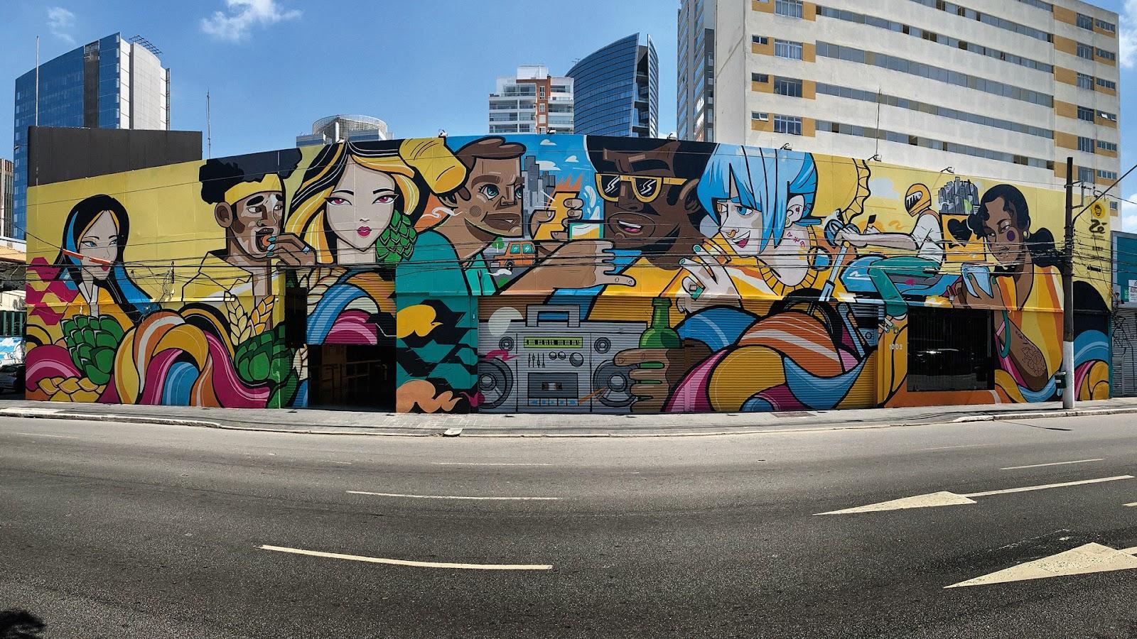Zé Delivery se une com artista paulistana e traz cores à cidade - ADNEWS