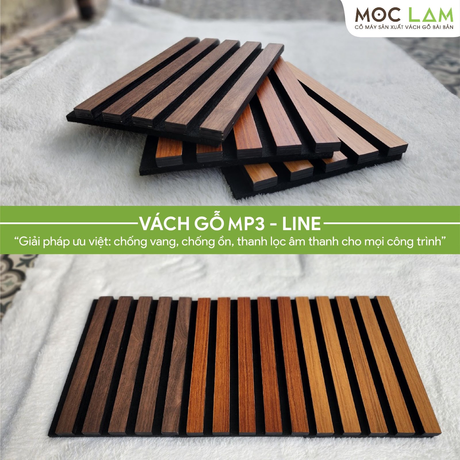 Sử dụng vách gỗ ốp tường loại nào có khả năng chống ồn, chống vang hiệu quả