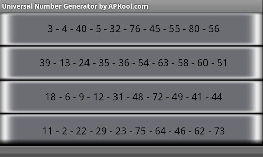 Download Universal Number Generator apk