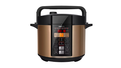 With 14 different present meny, this pressure cooker can be used to prepare different types of meals.