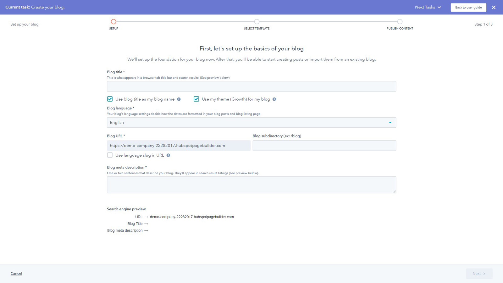Add a blog to your website.