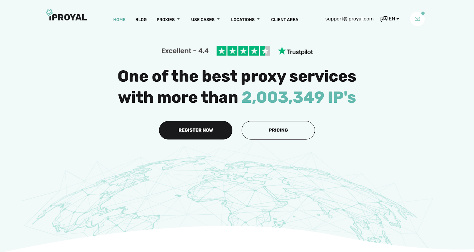 iproyal proxies homepage