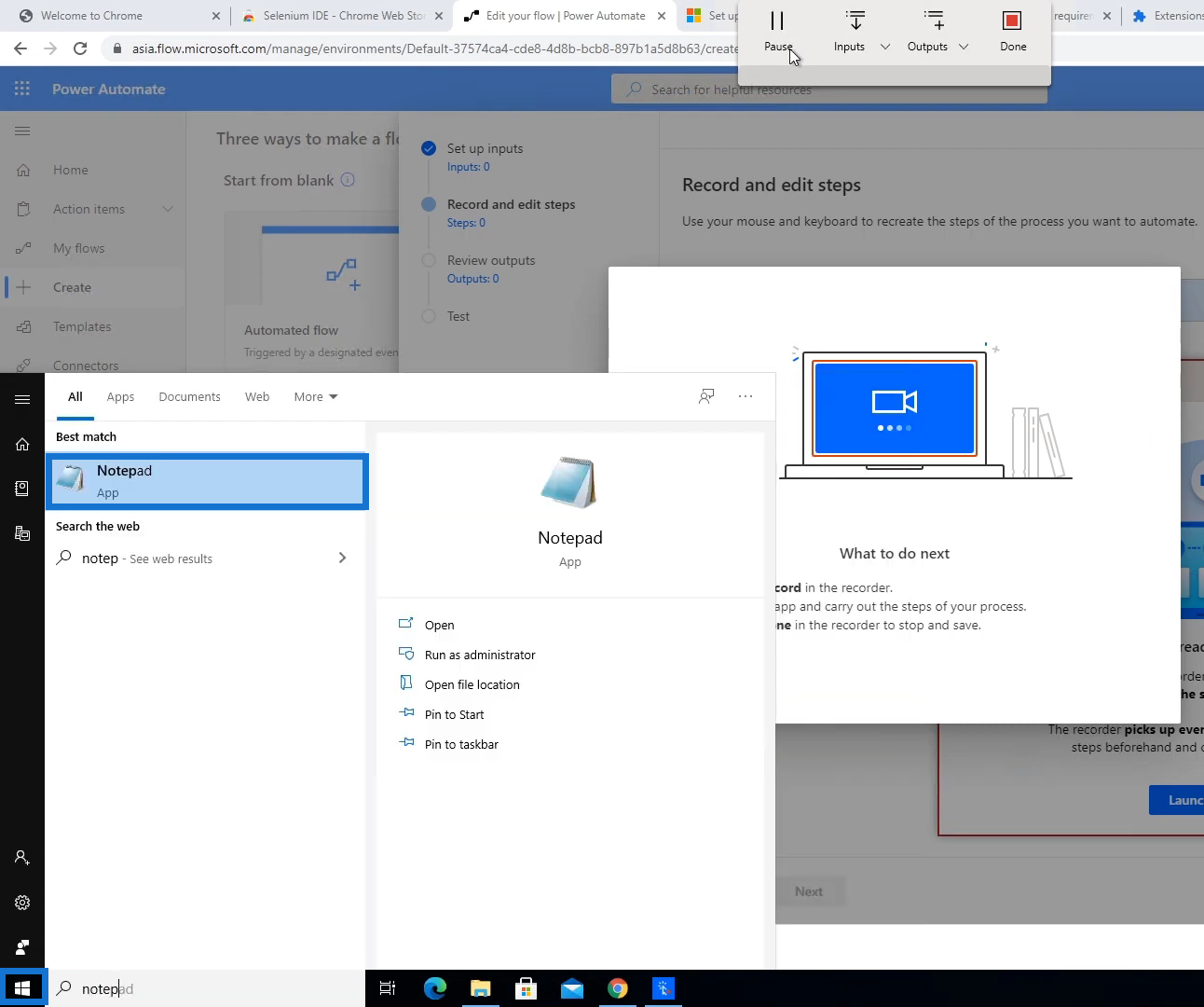 Power Automate UI flows