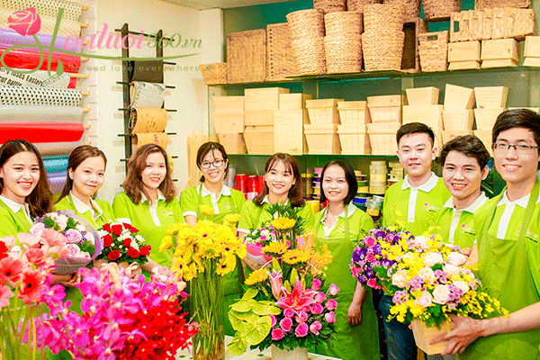 Đội ngũ nhân viên hoa tươi 360
