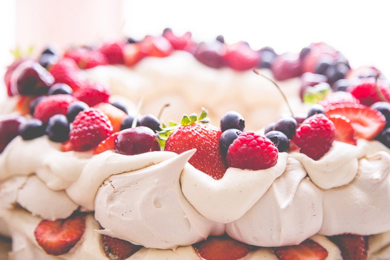 Sweet Magazine - Christmas Berry Pavlova Wreath