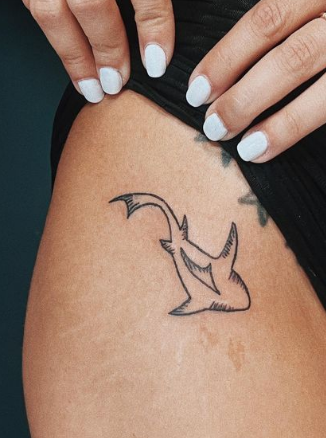 Shark Tiny Tattoos 
