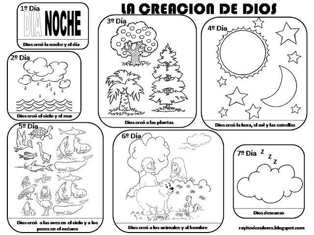 Resultado de imagen de actividad de la creacion para niños